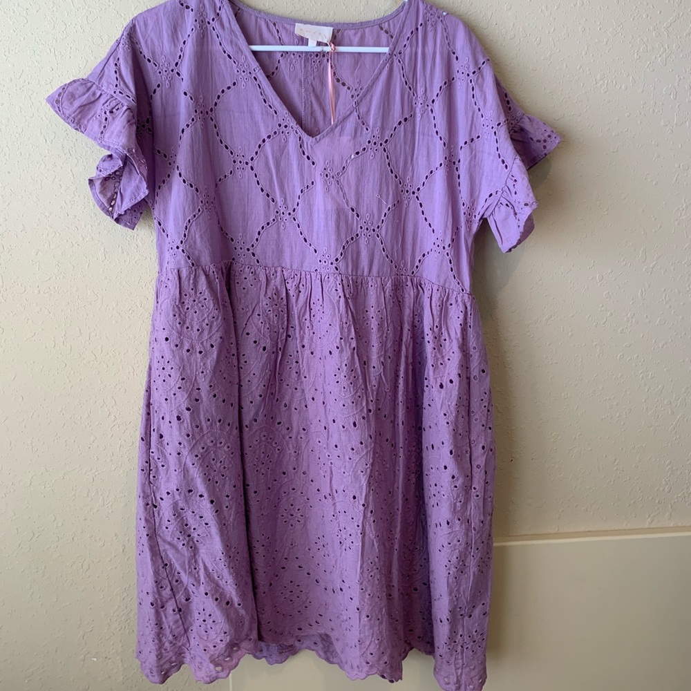 Eyelet Dress *new with tags*